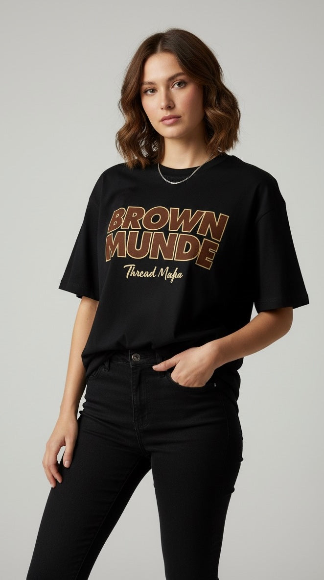 Brown Munde T Shirt