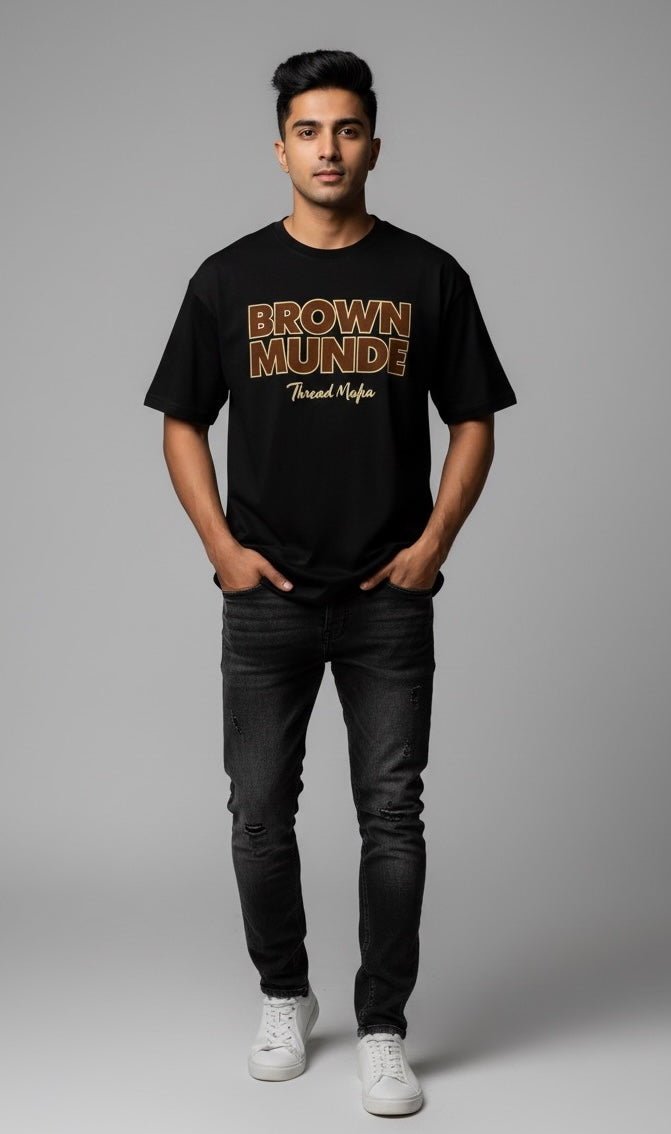 Brown Munde T Shirt