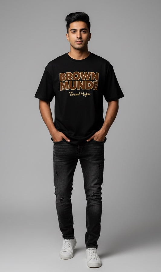 Brown Munde T Shirt