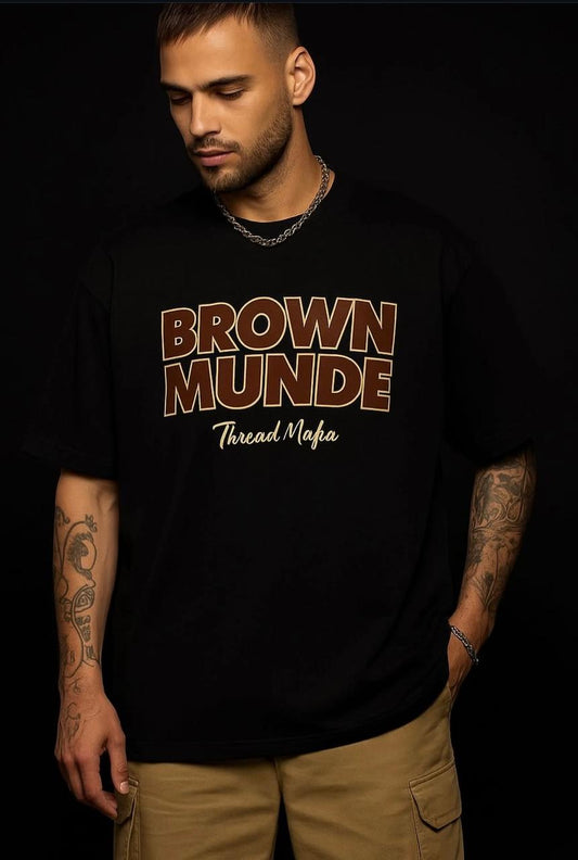 Brown Munde T Shirt